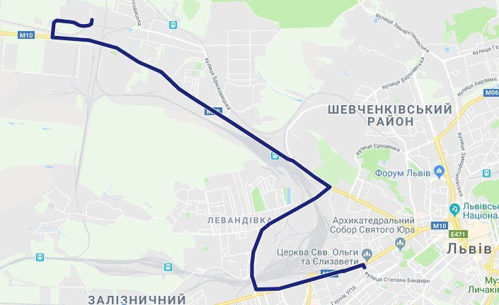 Експериментальний маршрут до Рясного працює вже тиждень. Графік руху