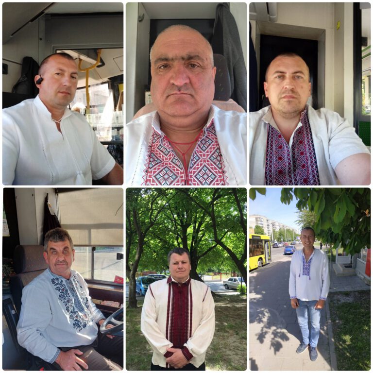 Працівники та водії АТП №1 вийшли на роботу у вишиванках